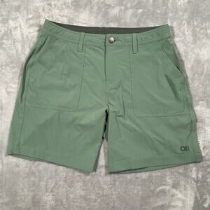 Outdoor Research Ferrosi Shorts 6 Green Hiking Stretch Performance Climbing Trek